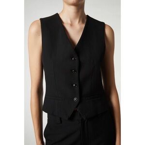 Ann Demeulemeester Black Tailored Vest